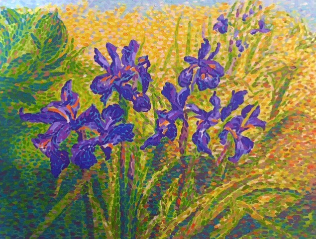 Irises by Katie Lazell