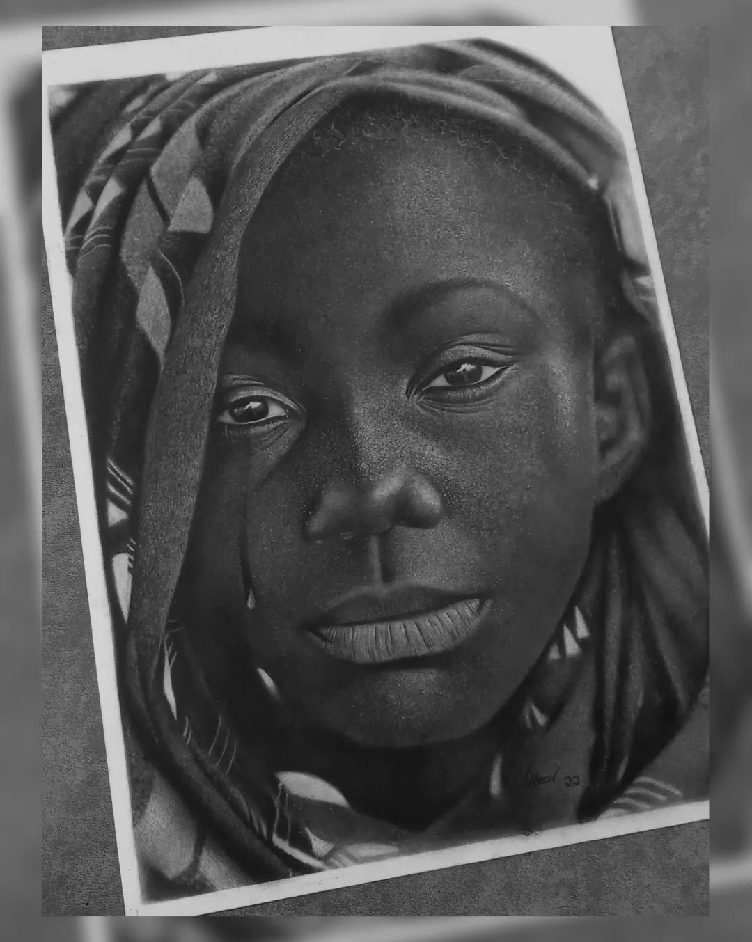 Woman Drawing by Valdecir Ramos Gonçalves