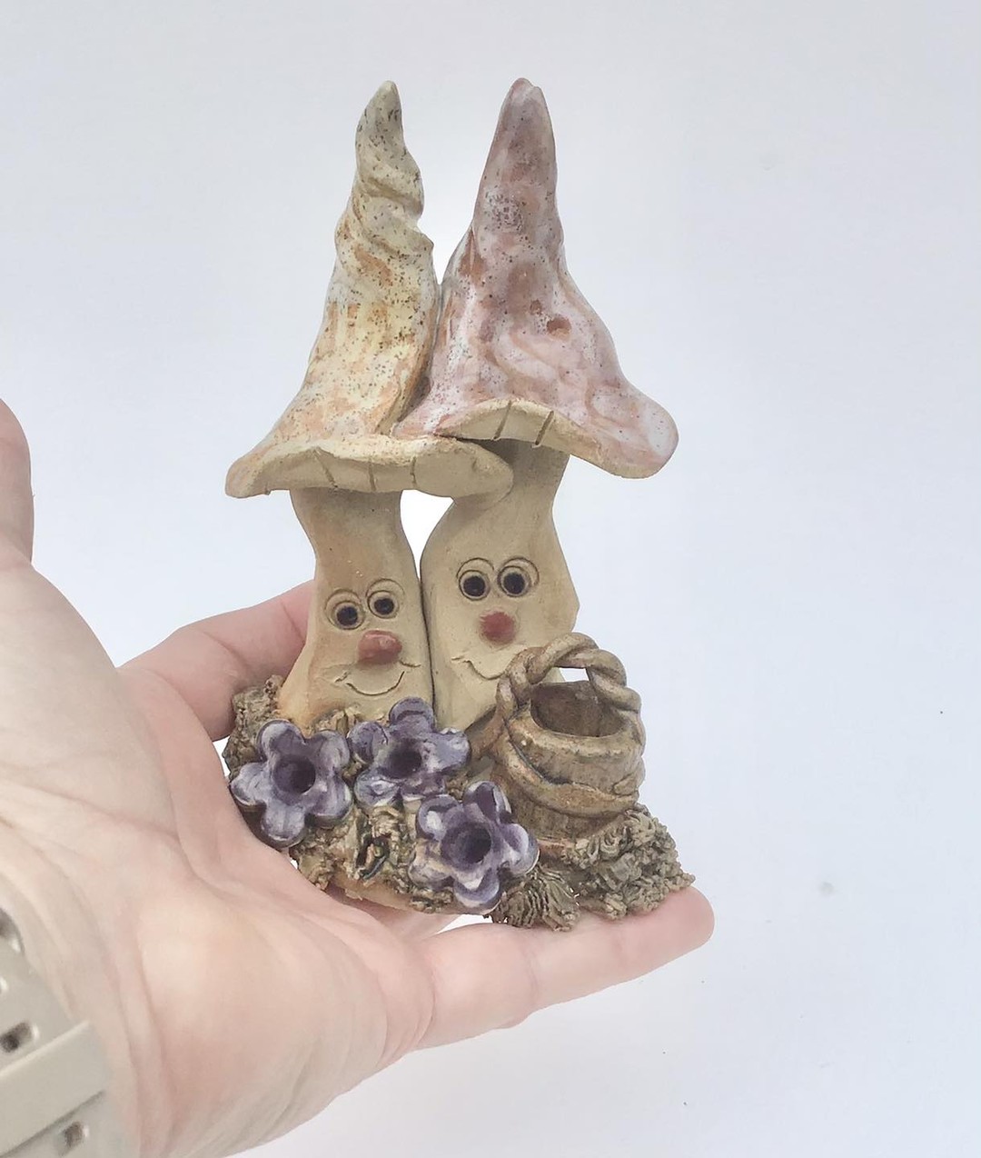 Little toadstool men by Sally Moss