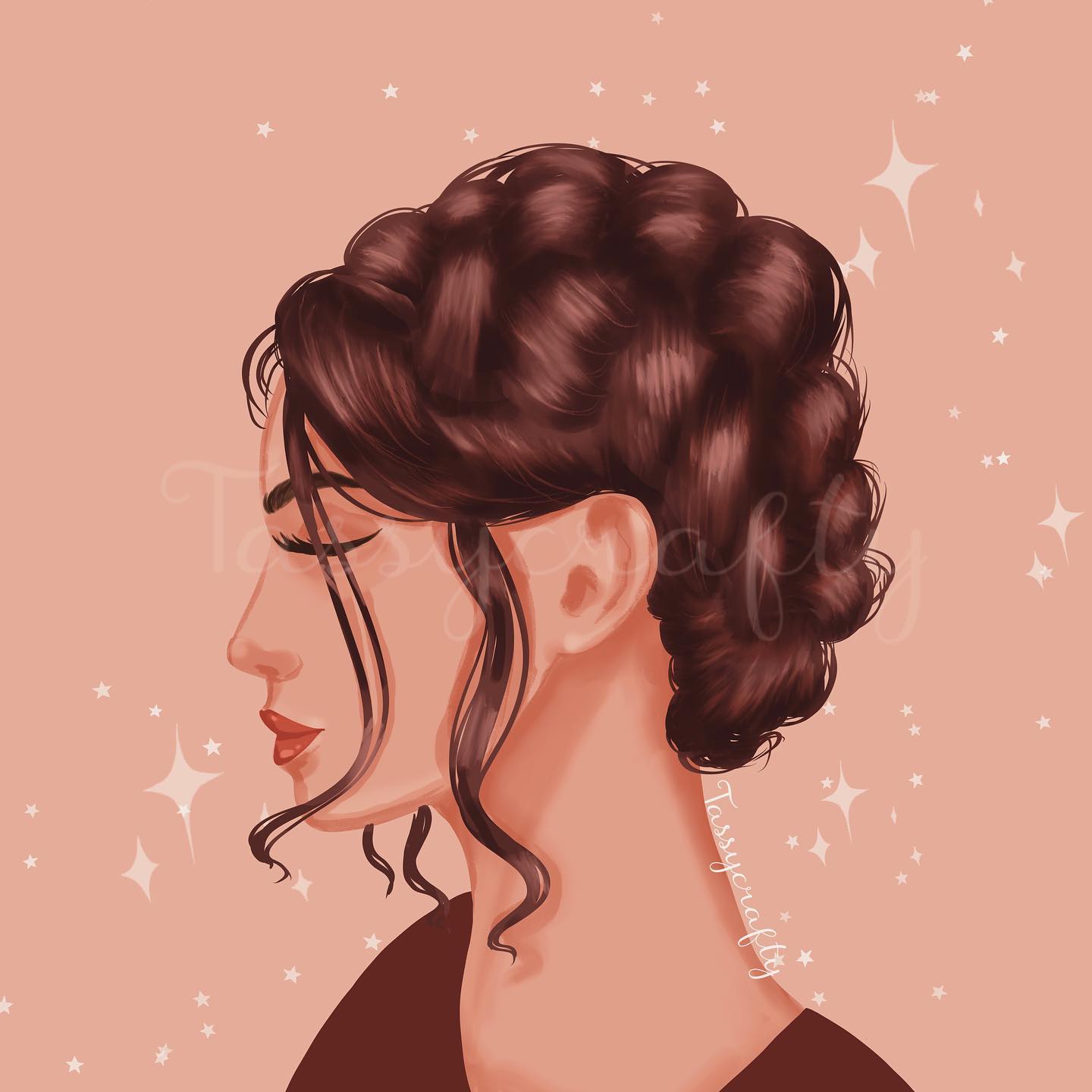 Woman Digital Art by Taslimah Artist