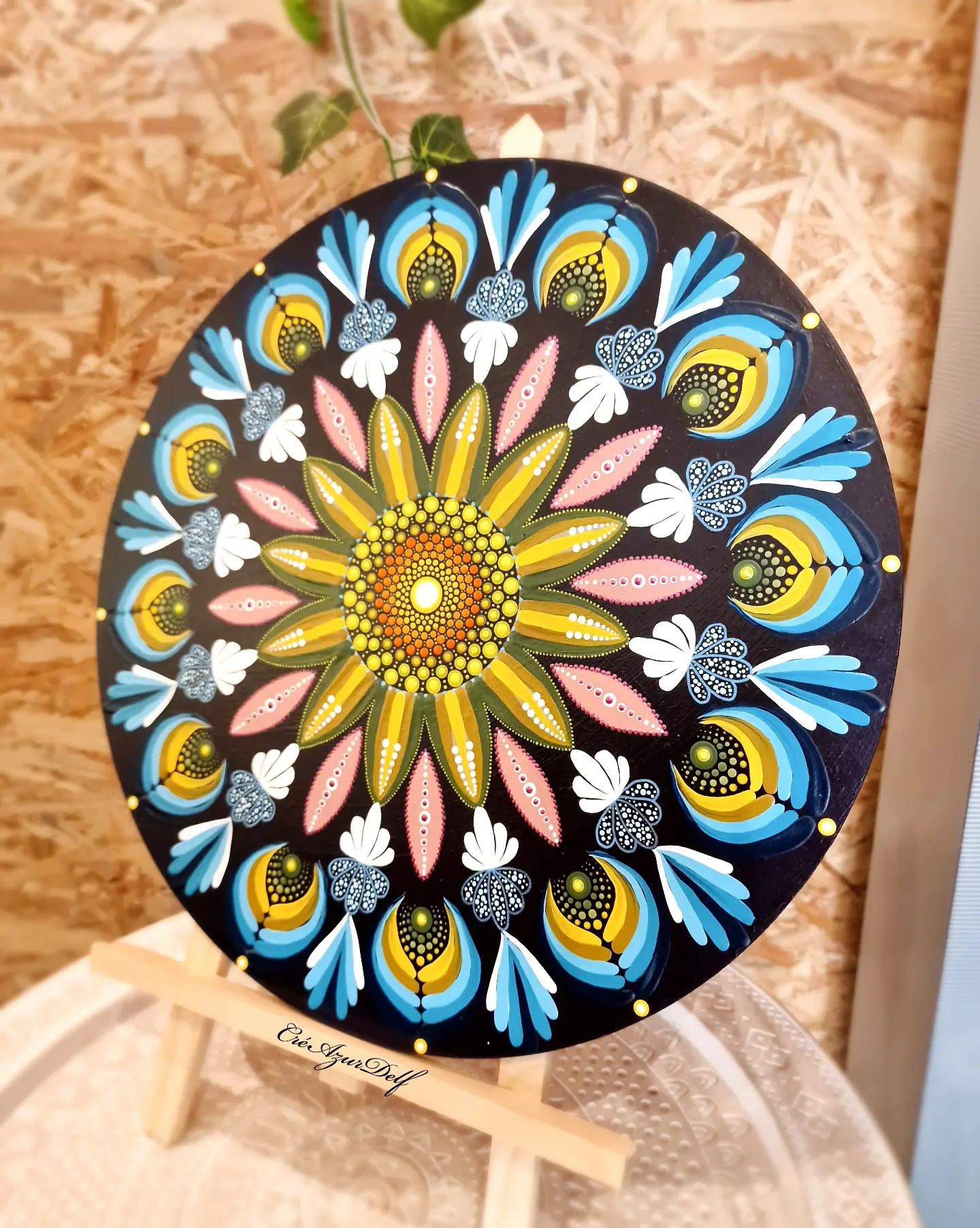 Mandala Decorative Art by Delphine Descoins