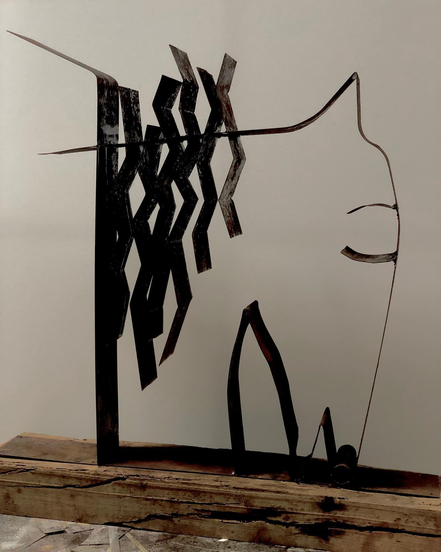 Iron sculpture by George Merheb