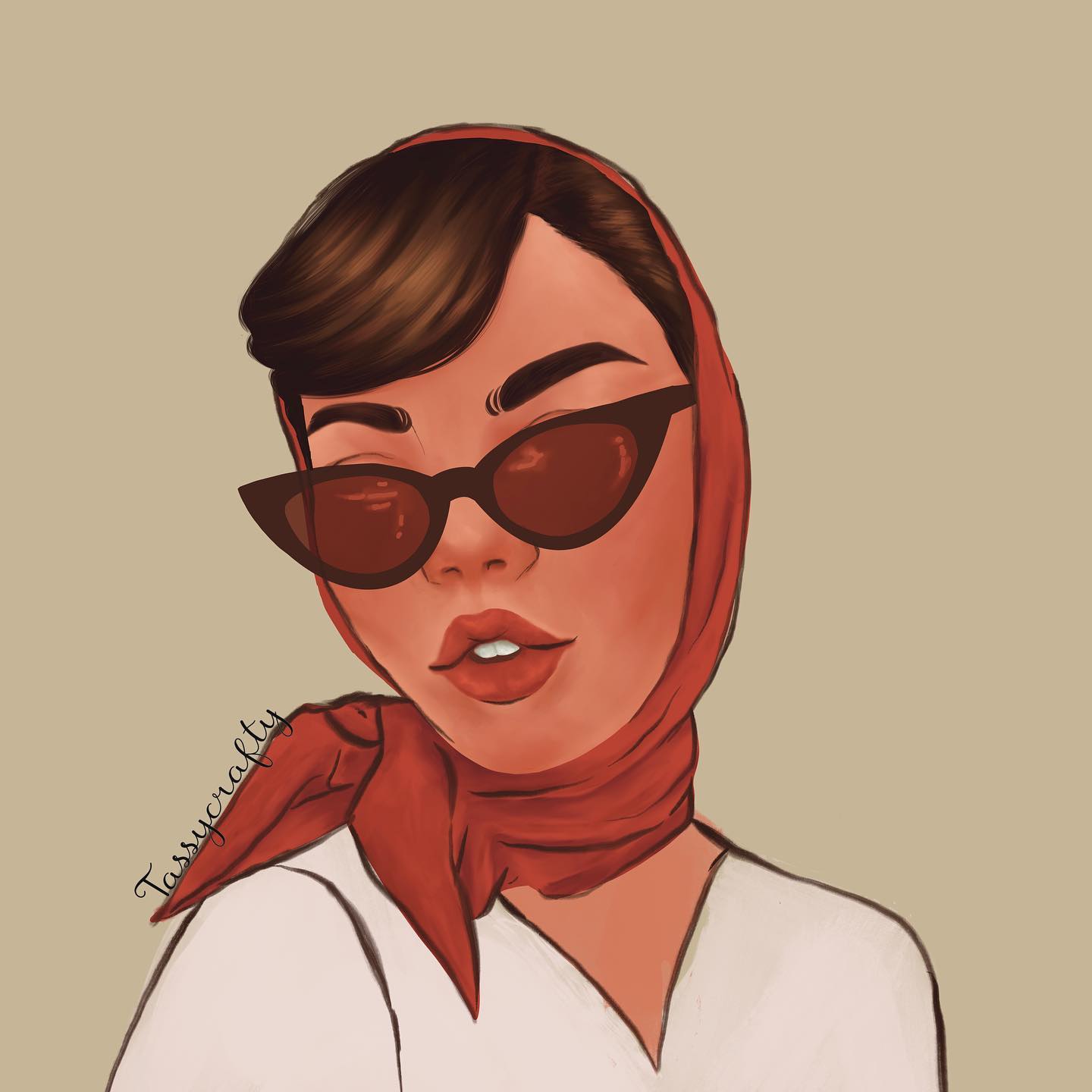 Woman Digital Art by Taslimah Artist