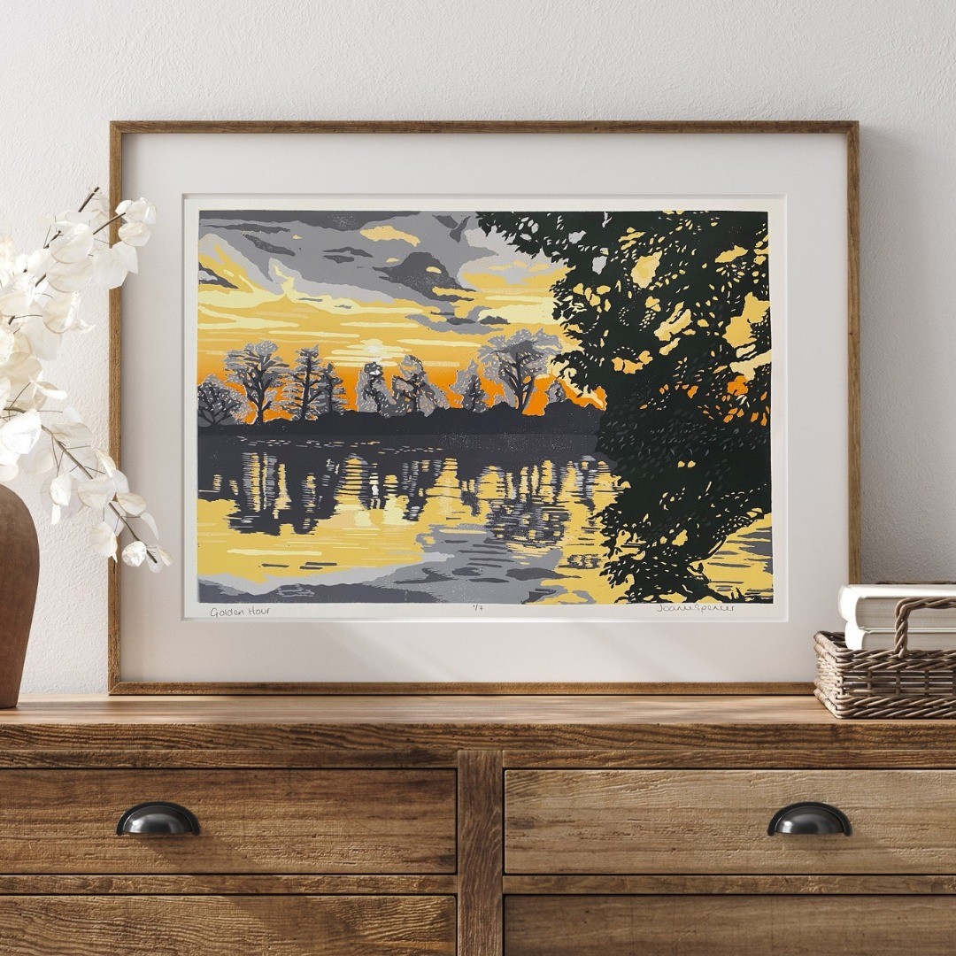 Lake Painting by Joanne Spencer