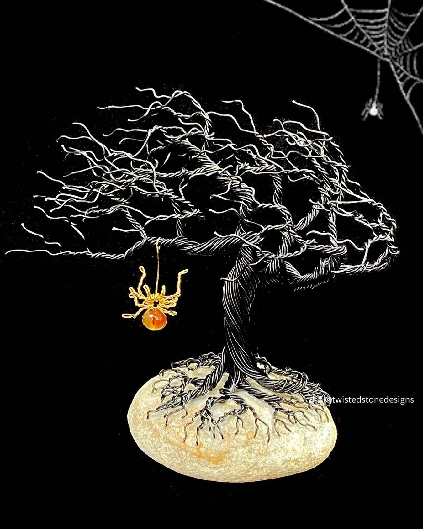 Spooky spider tree of life by Michele Van Pelt