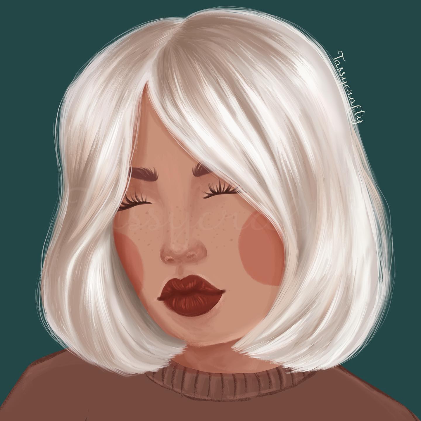 Woman Digital Art by Taslimah Artist