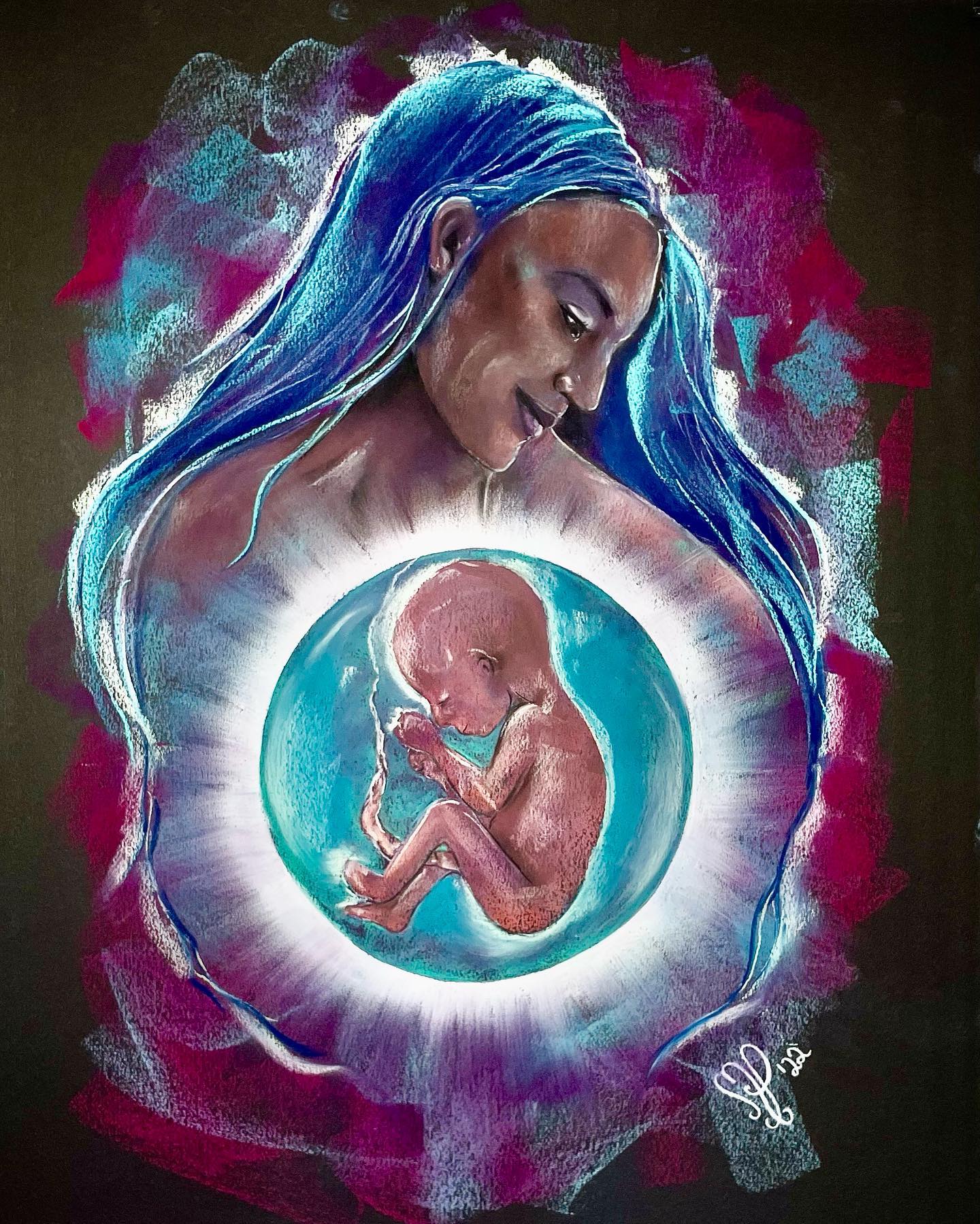 Mother Drawing by Michelle Potter