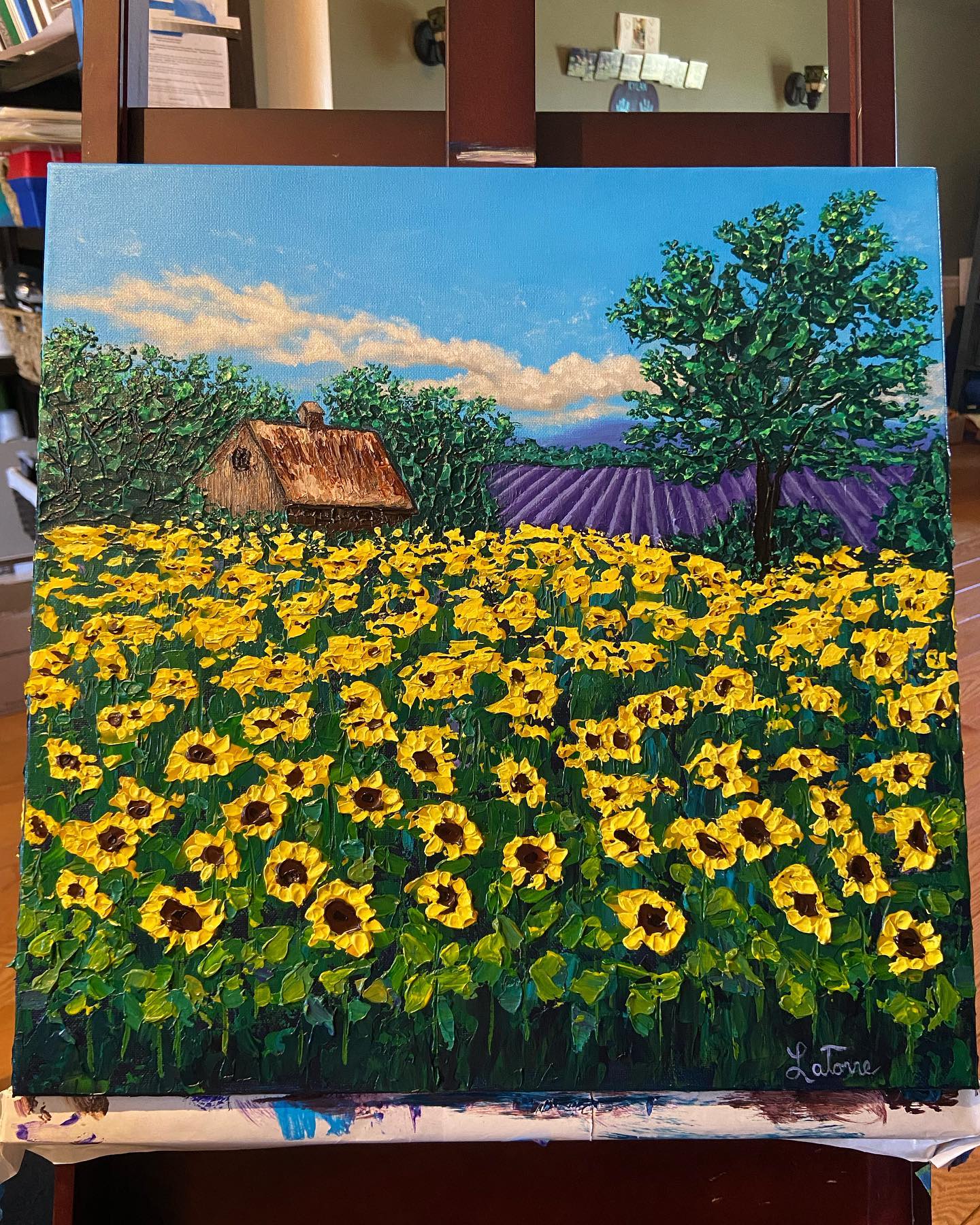 Flower Painting by Barbara LaTorre