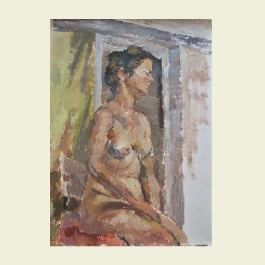 Woman Painting by Tasos Artist