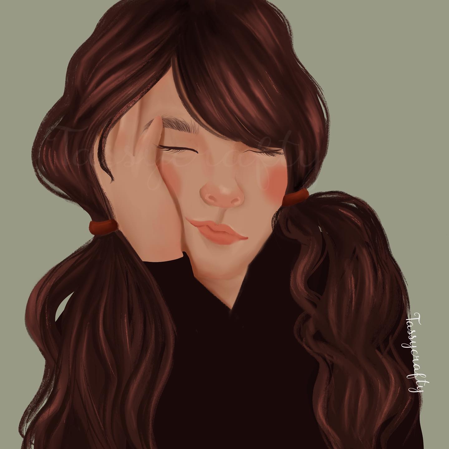 Woman Digital Art by Taslimah Artist