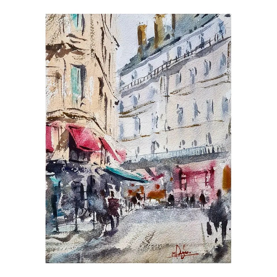 Parisian street by Max Panks