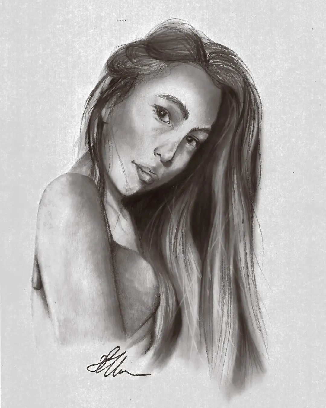Woman Drawing by Arianna Morelli