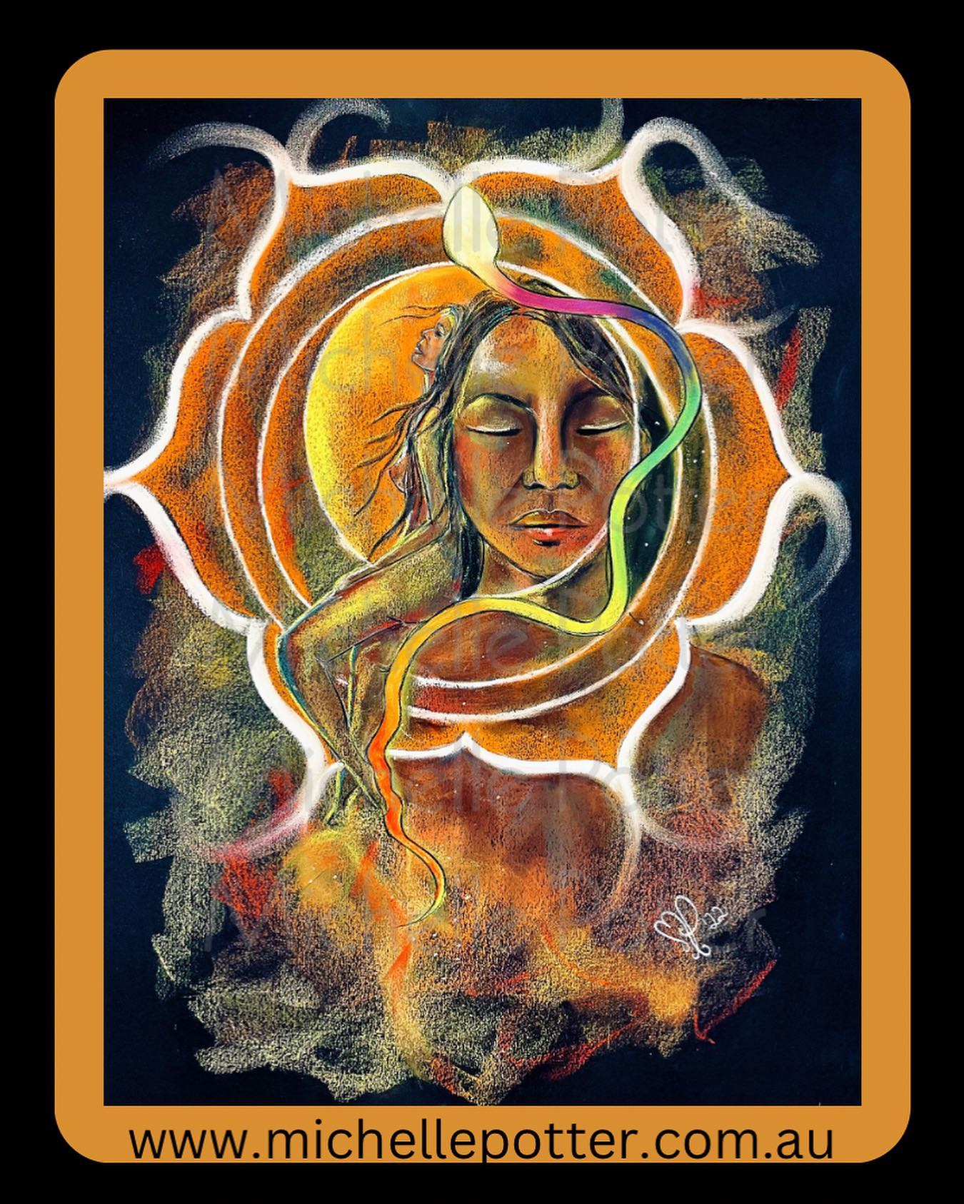 Woman Drawing by Michelle Potter