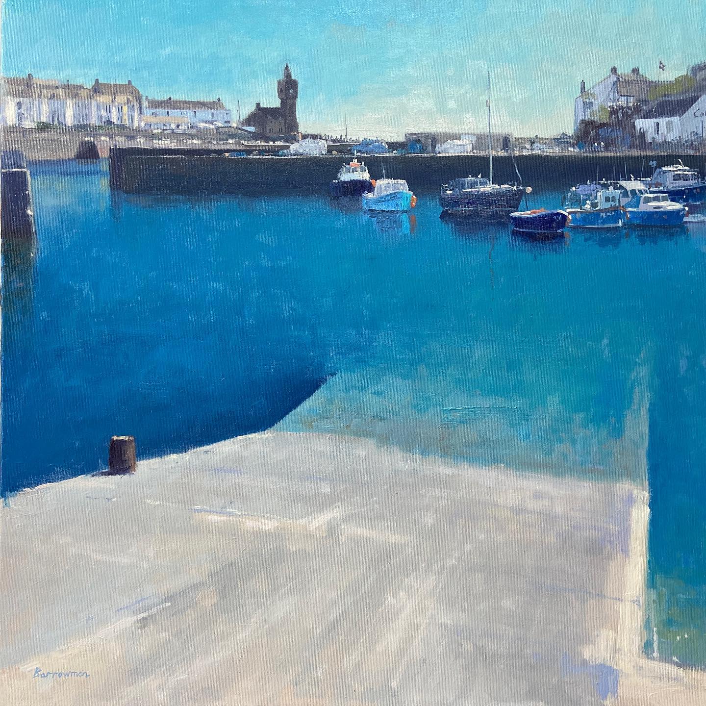 Porthleven harbour by Andrew Barrowman