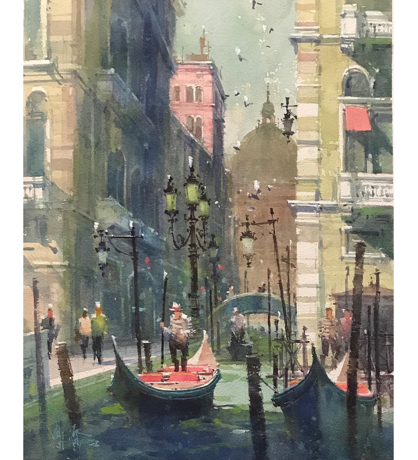 Inside the alley by Sih Shian