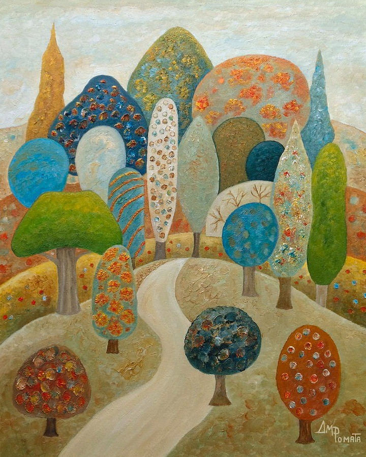Crowd Of Single Trees by Ángeles M. Pomata