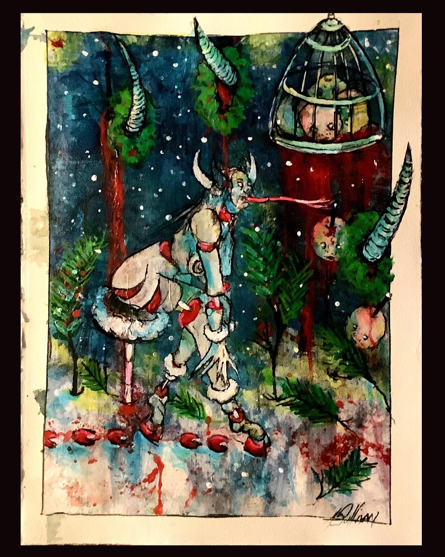 Horror Painting by Sullivan Todd M.