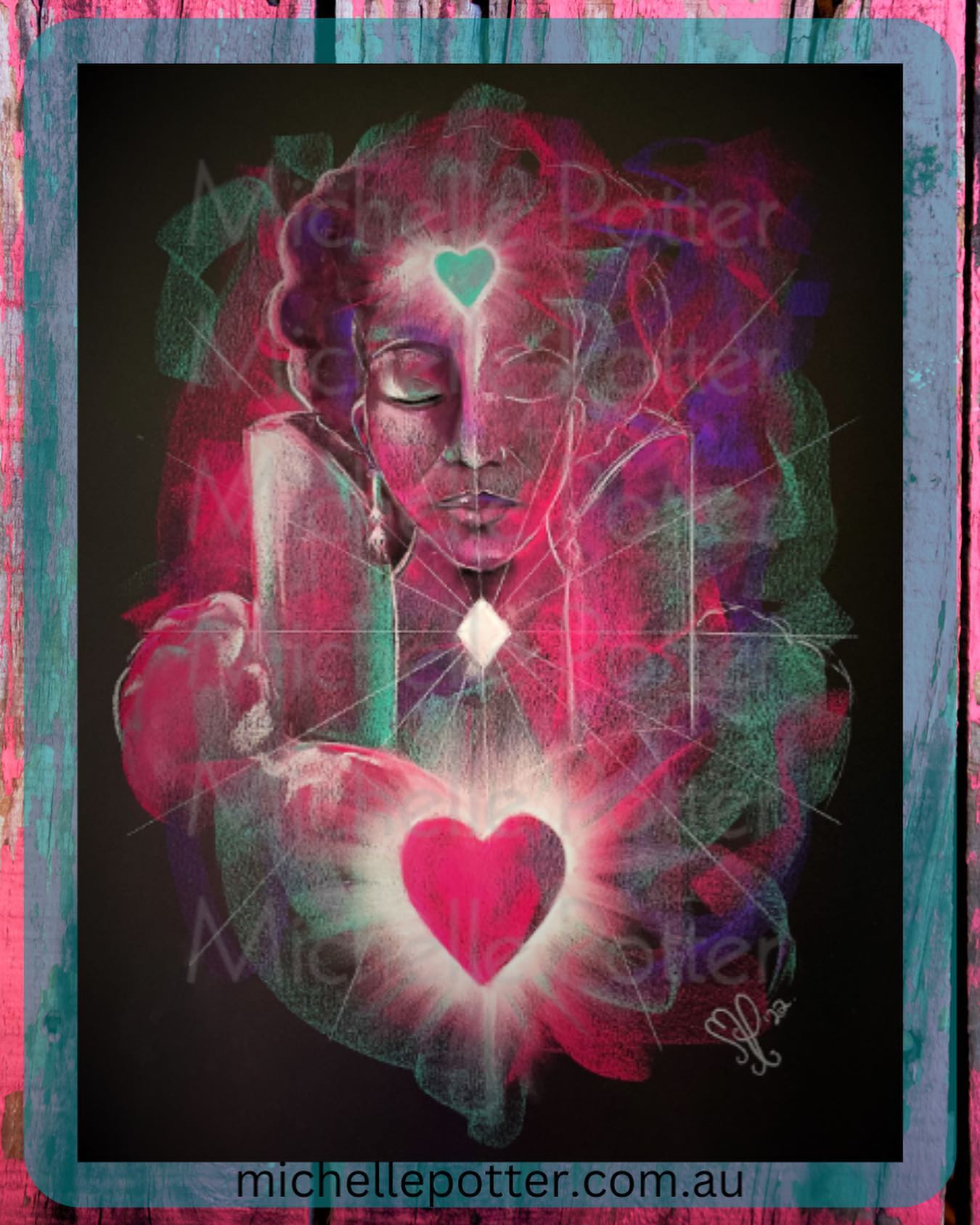 Woman Drawing by Michelle Potter