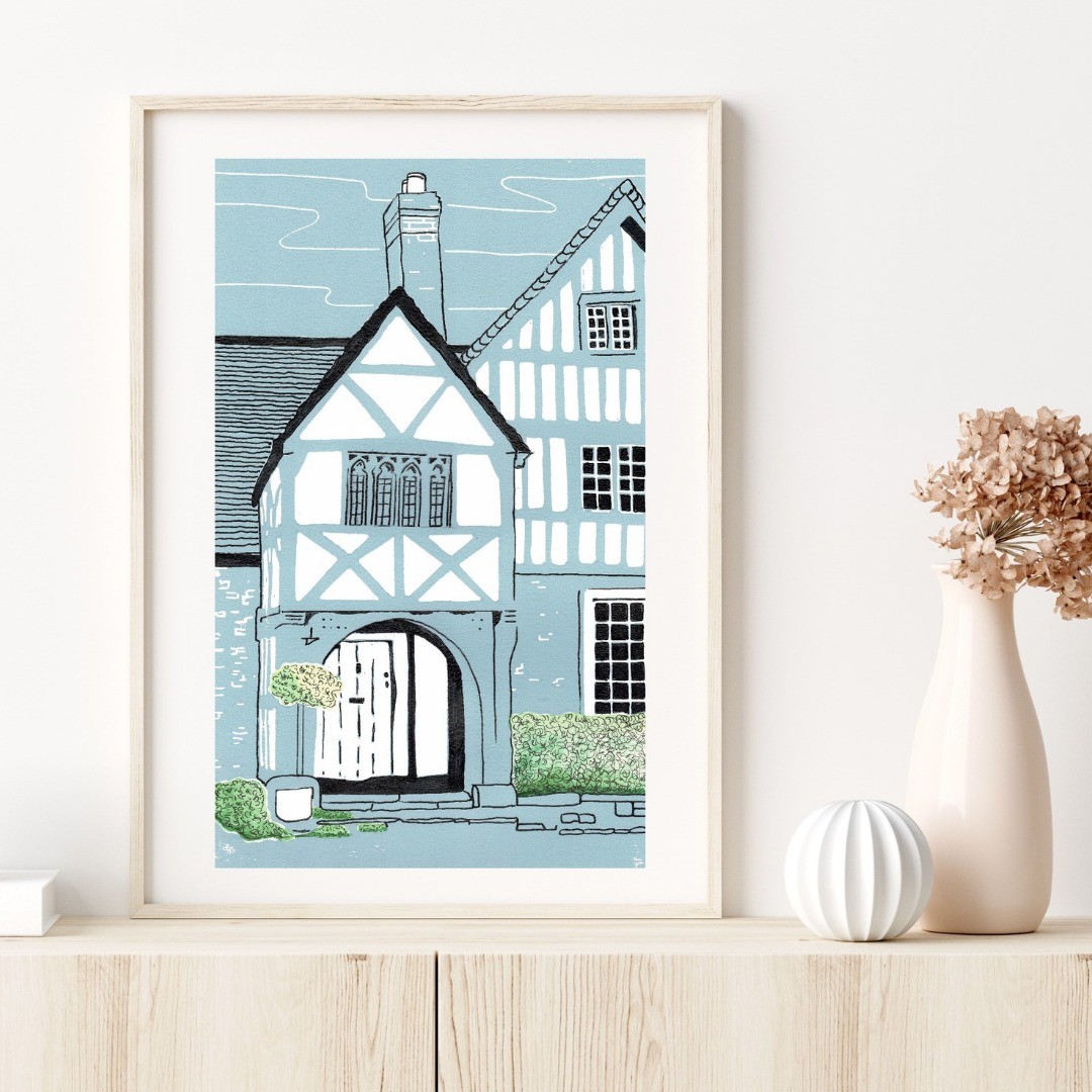Architecture Painting by Joanne Spencer